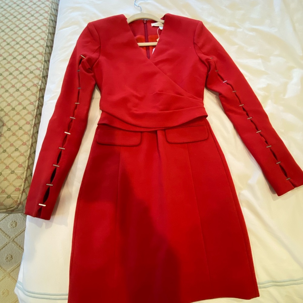Jonathan Simkhai red blazer dress. Size 2, never worn